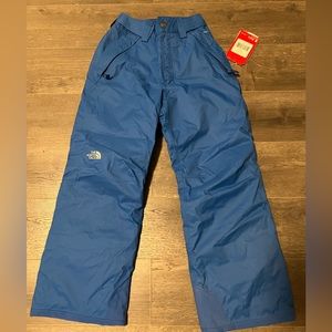 North face Ski Pants NWT blue size M10-12 kids